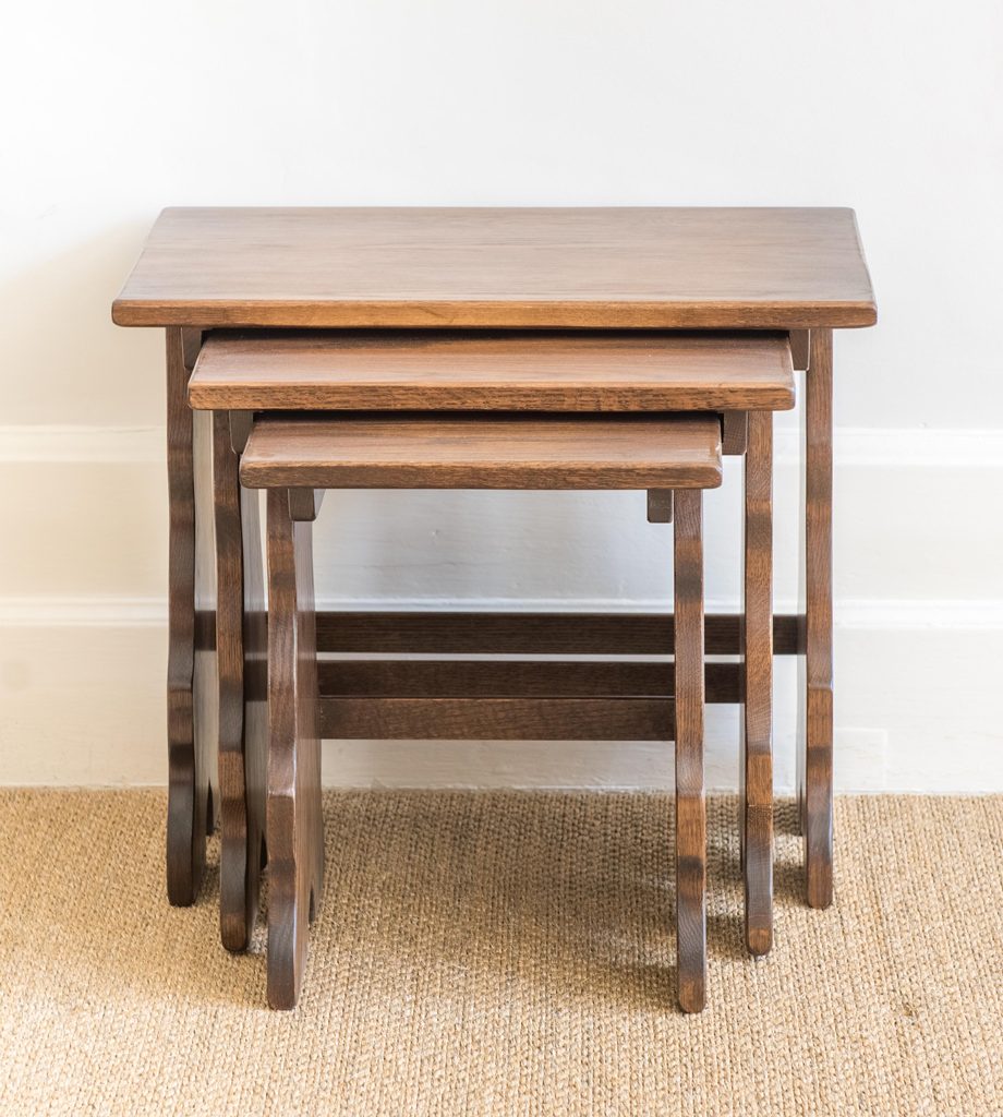 Nest of Tables Solid Oak ber Furniture